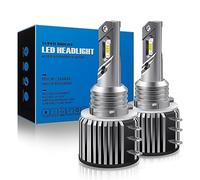 Lampada Abbagliante H15 LED 15000LM 120W Canbus Nessun Errore Luci di Marcia Diurna per Auto, IP68 Impermeabile, Confezione da 2