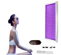 Lampada abbronzante viola da 395 nm per uso interno luce terapeutica per viso e corpo, supporto regolabile con timer, dispositivi abbronzanti interni per uso domestico
