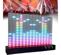 Lampada Acrilica VU a 14 Segmenti, Indicatore LED Dello Spettro Musicale, Lampada Acrilica, Alta Sensibilità, Collisione Di Suono E Luce, Indicatore Luminoso a Segmenti Per Gli Amanti Della Musica