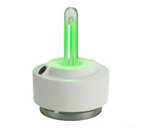 Lampada ad acqua di mare, lanterna da campeggio pieghevole, senza batteria, luce per tenda, escursionismo, kit di sopravvivenza all'aperto, colore bianco, design compatto (verde)