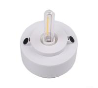 Lampada ad acqua di mare, lanterna da campeggio pieghevole, senza batteria, luce per tenda, escursionismo, kit di sopravvivenza all'aperto, colore bianco, design compatto (giallo)