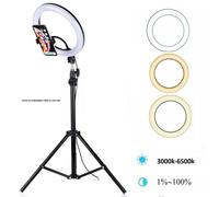 LAMPADA AD ANELLO LUMINOSO A LED CON TREPPIEDI PER SELFIE LUCE TIK TOK RING LIGH