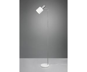 Lampada ADAM H.150cm metallo acciaio e bianco R41041031