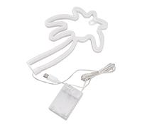 Lampada Al Neon a LED Interruttore a Levetta a Batteria Parete Camera dei Bambini Albero di Cocco Regali USB Notte per Luci Notturne Insegne Al Neon