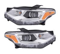 Lampada allo Xeno,Gruppo Ottico Anteriore a LED,Lampada Anteriore,per Chevy Traverse 2018-2020 con Faro HID/Xeno di Fabbrica Modello GM2502487,GM2503487 PP,PC Bianco (Lato passeggero Destro)