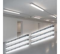 Lampada Ambienti Umidi Vassoi Officina 6er Set Tubo 120 CM Bianco Freddo LED [EEK: E]