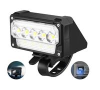 Lampada Anteriore Bicicletta Doppia Luci Regolabile con Controllo Sensore Intell