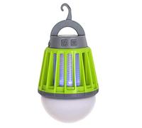 Lampada Anti Zanzara, 2-in-1 Zanzariera Elettrica Campeggio Portatile Lampada Tenda Ricaricabile, IPX6 Impermeabile Lampada Antizanzare da esterno con 3 livelli di luminosità per Giardino, Campeggio