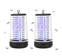 Lampada anti-zanzara ad ultrasuoni, uccide la mosca elettrica 2000 V, 395 nm, dispositivo anti-zanzara batteria e ricaricabile USB da campeggio/interno per anti zanzare, anti mosca, anti insetti (2