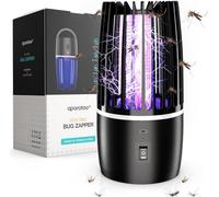 Lampada Anti Zanzara, Lampada elettrica Anti Insetti 4000mAh Ricaricabile USB Trappola per Mosca Insetti 360 ° UV Elettrico Anti Zanzara Luce Notturna Indoor Esterno Luce Notturna Potente Attraente