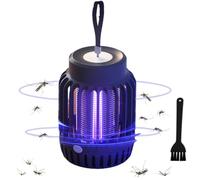 Lampada Anti Zanzara, Lampada Elettrica Anti Insetti,Zanzara Killer USB Elettrico,Ricaricabile USB Trappola per Mosca Insetti,Elettrico Anti Zanzara Luce Notturna Indoor Esterno Luce Notturna