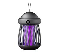 Lampada anti zanzara, luce notturna di colore caldo utilizzata per uccidere zanzare e altri insetti volanti, adatta per interni ed esterni (grigio)