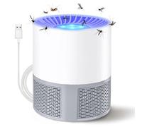 Lampada Anti-zanzara, Zanzariera Elettrica, per Esterni Interni, USB Uccide Mosca elettrica Pieghevole a, Assassino di Insetti, Non Rumore, Assassino Efficace (Grigio)