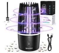 Lampada Antizanzara, 2 in 1 Lampada Antizanzara Elettrica con Luce UV, Effettiva Antizanzare Elettrico per Giardino Domestico Cucina Interna ed Esterna, Campeggio, Mosche, Falene, Insetti Zanzare