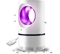 Lampada Antizanzara Elettrica, USB Lampada Zanzara,Zanzariera Elettrica da Interno,Antizanzare Elettrico Portatile Lampada Antizanzare Interni con Luce UV,Alto-efficiente Trappola Zanzare Anti Insetti