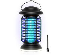 Lampada Antizanzare 20W, 4000V Trappola Elettrica per Zanzare IPX4 Resistente all'Acqua, Lampada Antizanzare Molto Efficace per Interni/Esterni, Griglia Raffinata e Illuminazione LED Integrata