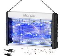 Lampada Antizanzare 3200V per Interno/Esterno, UV LED Con Rete Elettrica Sicura