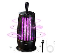 Lampada antizanzare da 4200 V per insetti elettrici, antizanzare e insetti portatile, con luce notturna per insetti volanti, campeggio, interni ed esterni