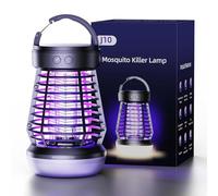 Lampada Antizanzare Elettrica, Antizanzare Elettrico Portatile, Impermeabile IPX4 Zanzariera Elettrica, Trappola per Zanzare UV per per Insetticida Zanzare per Casa Giardino Interno Esterno Cucina