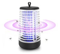 Lampada antizanzare elettrica per interni/esterni,360 gradi Copertura,L'alta tensione istantanea è 2500V,trappola per zanzare impermeabile per insetti volanti,per Campeggio Giardino Interno Esterno