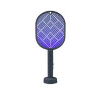 Lampada antizanzare elettrica, ricaricabile tramite USB, con angolo regolabile e prodotti per la casa(Gray)