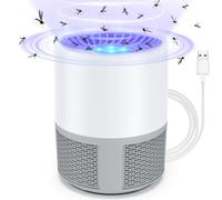 Lampada Antizanzare Elettrico, Trappola Zanzare Elettrico USB Portatile Luce Insetticida, Antizanzare da Interno Lampada Antizanzare da Esterno per Insetti Zanzare Mosche Giardino Domestico Campeggio