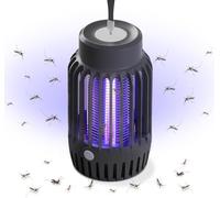 Lampada antizanzare per insetti elettrico con luce notturna 2 in 1, potenti trappole per il controllo dei parassiti per interni ed esterni
