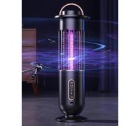 Lampada antizanzare, ricaricabile tramite USB, trappola per zanzare 3 in 1, per interni ed esterni, con funzione luce da campeggio, funzionamento silenzioso per casa, camera da letto, patio, campeggio