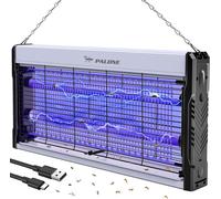 Lampada Antizanzare USB C 4000V, 2 LED UV, Interno, Sicura e Sospesa