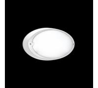 Plafoniera Lombardo Airy ovale bianca E27 IP54 LB82121