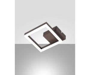 Lampada Applique Corten 1 Luce Ruggine Serie Bard Fabas per Arredo Moderno