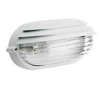 Lampada applique da esterno palpebra ovale colore Bianco attacco E27 Sovil 787/0