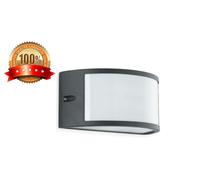 LAMPADA APPLIQUE DA PARETE 1 X ATTACCO E27 220V COLORE BRONZO IP54 MEZZALUNA