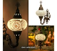 Lampada applique da parete multicolore mosaico marocchino turco Tiffany luce [EEK: A+]