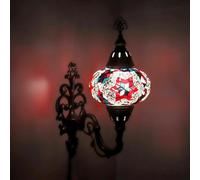 Lampada applique da parete multicolore mosaico marocchino turco Tiffany luce [EEK: A+]