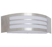 Lampada applique da parete per esterni 1xE27 315x90x100mm argento Vito