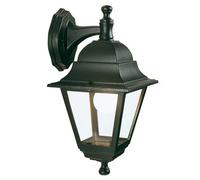 Lampada Applique in Basso Colore Nero per Esterno Linea Mini Quadrata Sovil