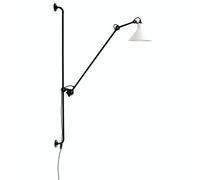 Lampada Applique Lampe Gras N214 Nero Opaco/Bianco Opaco