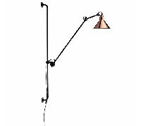 Lampada Applique Lampe Gras N214 Opaco Nero/ Rame