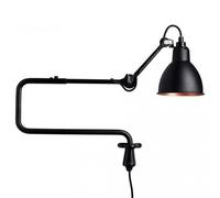 Lampada Applique Lampe Gras N303 Nero Opaco Nero Opaco e Rame