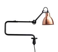 Lampada Applique Lampe Gras N303 Opaco Nero e Rame