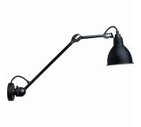 Lampada Applique Lampe Gras N304 L40 Opaco Nero Cablato