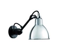 Lampada Applique Lampe Gras N304 Nero Opaco e Cromo Cablato