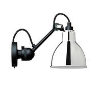 Lampada Applique Lampe Gras N304 Nero Opaco e Cromo con Accensione/spegnimento