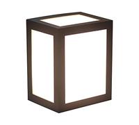 Lampada Applique LED 12W, Wall Light Cube Nero Bianco Caldo 3000K