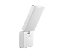 Maclean MCE514 Lampada da parete a LED, illuminazione per esterni ed interni, Rotazione e inclinazione regolabili, 10W, IP65, impermeabile, 700lm, 4000K bianco neutro (Bianco)