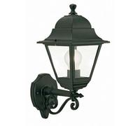 Lampada Applique Media in Alto Colore Nero da Esterno Linea Quadrata Sovil