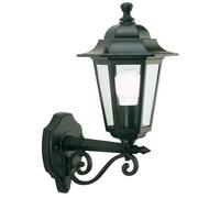 Lampada Applique Media in Alto Colore Nero per Esterno Linea Esagonale Sovil