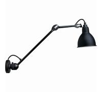 Lampada Applique N304 L40 Opaco Nero Cablato