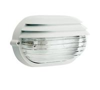 Lampada Applique Ovale Grande Colore Bianco per Esterno Linea Palpebra Sovil